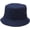 Navy, variant on CoCopeaunts Women Bucket Hat Solid Color Double-Sided Fisherman Hats Outdoor Sunscreen Foldable Thin Quick Dry Basin Hat