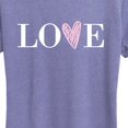 thumbnail image 2 of Instant Message - Love Heart - Women's Short Sleeve Graphic T-Shirt, 2 of 5