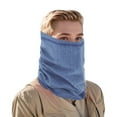 thumbnail image 6 of Unique Bargains 1 Pc Multi-function Neck Warmers Windproof Face Mask for Cycling Light Blue, 6 of 6