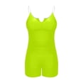 thumbnail image 4 of HomeGardon Plus Size Tankini Swimsuits for Women 2 Piece Tummy Control Summer Bathing Suits Solid Color Swimwear Flowy Tank Tops with Bra and High Waisted Shorts, 4 of 6