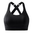 thumbnail image 4 of Sakmal Push Up Sport Bras for Women Racerback Yoga Fleece Lined Womens Crop Tops 3X, 4 of 4