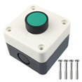 thumbnail image 2 of Nxtop Push Button Switch Station Momentary NO Green, 400V 10(6) A, 2 of 4