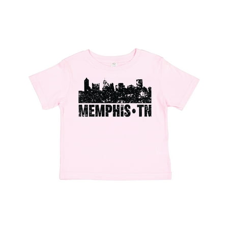 

Inktastic Memphis City Skyline with Grunge Gift Toddler Boy or Toddler Girl T-Shirt