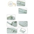 thumbnail image 5 of No Drilling Wall Mounted Hanging Shoe Rack, Self-Adhesive Wall Hung Shoe Rack with Hooks, Back of Door Shoe Rack Divider for Closet Bathroom Bedroom (Free Size), 5 of 9