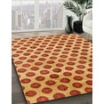 thumbnail image 2 of Ahgly Company Indoor Square Abstract Orange Abstract Area Rugs, 6' Square, 2 of 6