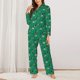 thumbnail image 2 of Balery Duck Mallard Flying Pose Conjunto de Pijama con Estampado para Mujer, Conjunto de Dos Piezas con Manga Larga, Ropa de Dormir Suave con Bolsillos, Pijamas Cómodos-Large, 2 of 7