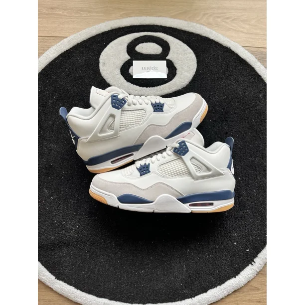 Ni - ke Air Jordan 4 Retro "NAVY" 2025 - Size 12 - DR5415 100 (13047-4)