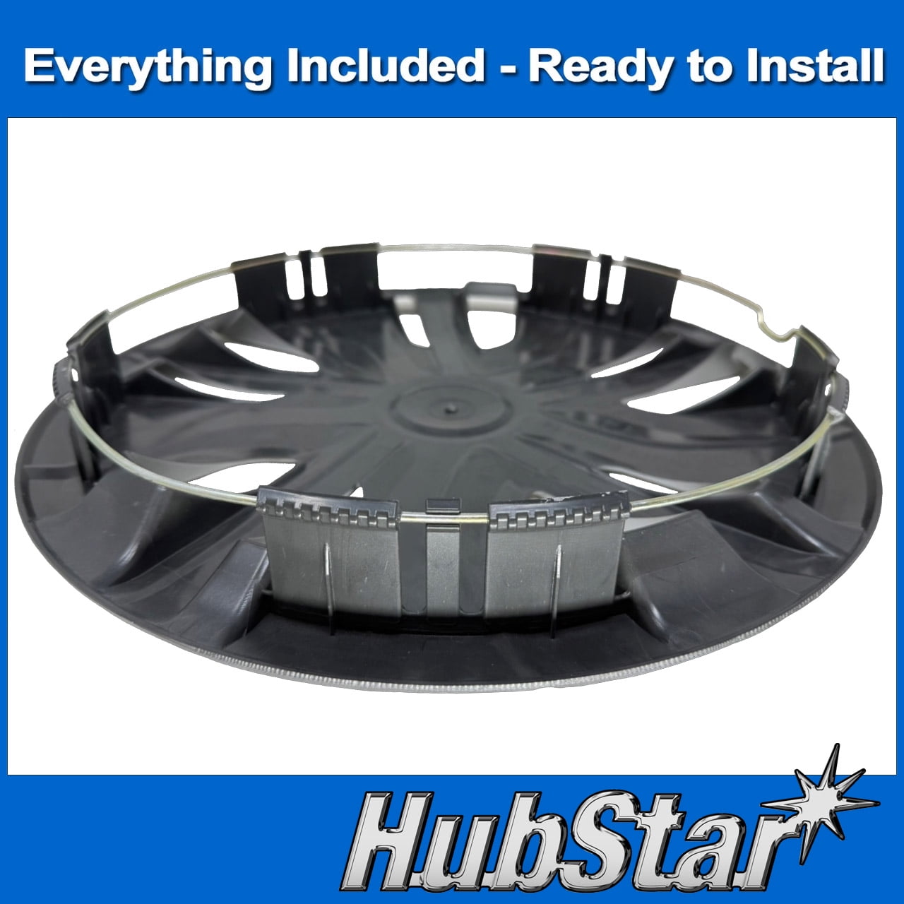 HubStar Hubcap for Mitsubishi Mirage 2017-2024  - Premium Replica 14-inch Replacement Set