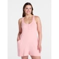 thumbnail image 2 of Joyspun Women's Pointelle Sleepwear Romper, Sizes XS-3X, 2 of 6