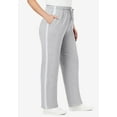 thumbnail image 3 of Woman Within Plus Size Better-Fleece Side-Stripe Pull-On Sweatpants, 3 of 3