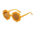 thumbnail image 1 of Graflsoa Charming Floral Design Kids Sunglasses with Round Frame and Summer Colors for UV Protection and Style, 1 of 3