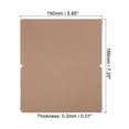 thumbnail image 2 of Unique Bargains Blank Greeting Cards,50pack Favor Decor Foldable Blank Card ,Brown Card Paper, 2 of 5