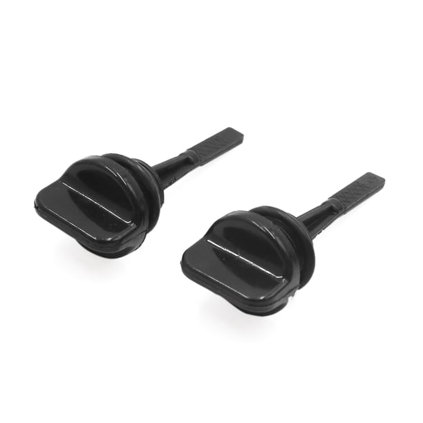 2Pcs Plástico Negro Varilla Indicador de Nivel de Depósito de Aceite Motor para Moto JH70