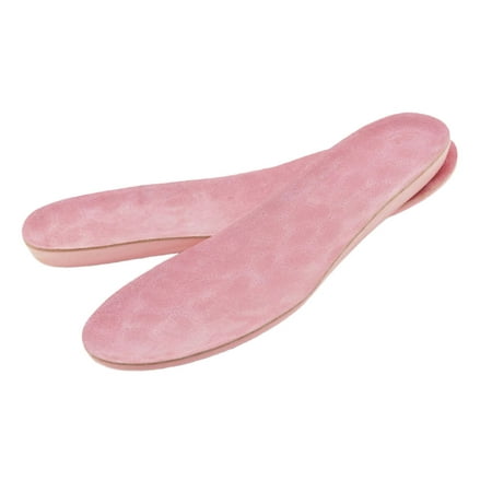 

Frcolor Shoe Lift Insole Insoles Height Increase Heightening Pad Insert Elevator Leather Invisible Breathable High Full