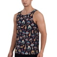 thumbnail image 2 of Haiem Colorful Mushrooms in Doodle Style Men Workout Tank Top Gym Bodybuilding Sleeveless Muscle T Shirts Athletic Tank Breathable Workout Shirt-XX-Large, 2 of 9
