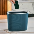 thumbnail image 7 of Waste Baskets Striped Wastebasket Home Bathroom Seamless Wastebasket Plastic Suitable For Home Kitchen Bathroom Garage Trash Can Kitchen Wastebaskets, 7 of 7