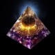 thumbnail image 2 of Pirámide De Cristal Crystal Orgone Pyramid Healing Energy Generator Home Office Decor Gem Crafts, 2 of 5
