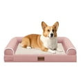 thumbnail image 1 of Cama para Perro NANUYA Mediana Grande Ortopédica Impermeable Rosa, 1 of 7