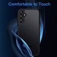 thumbnail image 2 of JETech Matte Case for Samsung Galaxy A14 4G/5G 6.6-Inch, Frosted Translucent Back Protective Slim Phone Cover, Anti-Fingerprints (Black), 2 of 5