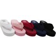thumbnail image 5 of XINQIHANG Sandales de Plage Compensées pour Femmes, Tongs d'Été, Plateforme, 5 of 5