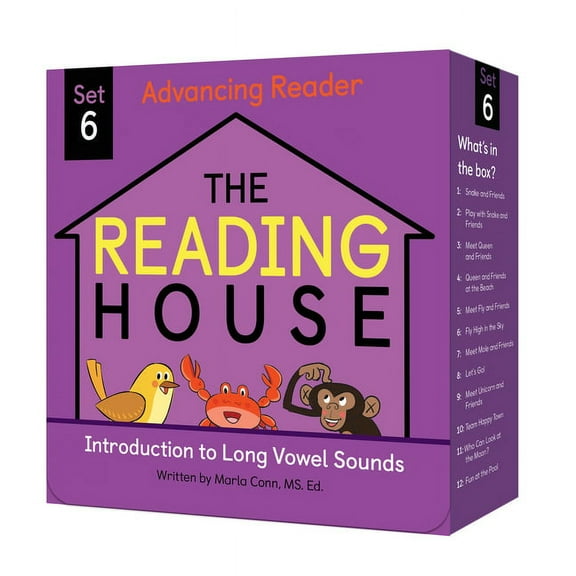 The Reading House The Reading House Set 6: Introduction to Long Vowel Sounds, (Paperback)