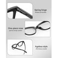 thumbnail image 3 of 3-Pack Women's Reading Glasses with Blue Light Blocking and Anti-Glare Features, 3 of 7
