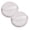 White, variant on 5.1 Inch Large Body Powder Puff - Ultra Soft Velour Fluffy, Washable & Reusable, with Ribbon Handle, Oversized for Body Powder, Loose Powder, Bath Powder, Dusting Powder, Skin-Friendly