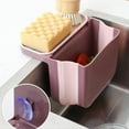 thumbnail image 2 of Vikakiooze 2023 Home Storage and Organization Double Suction Cup Hanging Sink Kitchen Waste Dry And Wet Drains Basket, 2 of 6