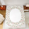 thumbnail image 5 of Castle Fairy Personalized Initial Letter F 4Pcs Bed Sheets for Children Women Men,Floral Rose Bow-Tieking Sheets,Monogrammed Alphabet Super Cozy Sheet Set,Breathable Home Decor, 5 of 7