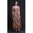 thumbnail image 4 of Bimba Floral Women Summer Printed V Neck Long Maxi Dress Holiday Resort Wear-Large, 4 of 6