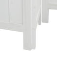 thumbnail image 5 of vidaXL Room Divider 5 Panels White Solid Wood Paulownia, 5 of 5