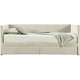 thumbnail image 4 of Twin Size Corduroy Daybed with Two Drawers and Wood Slat, 4 of 9