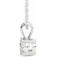thumbnail image 3 of IGI Certified Lab Grown Diamond - Oval Cut Pendant Necklace for Women | 14K White Gold Solitaire Diamond with Gold Chain| E-F Color, VS-VVS Clarity - 10 Carat TW, 3 of 3