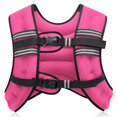 thumbnail image 1 of Chaleco pesado ZELUS de 9 kg/20 libras con raya reflectante rosa, 1 of 7