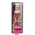 thumbnail image 6 of Barbie Fashionistas Doll #142 with Blonde Updo Hair & Shimmery Plaid Dress, 6 of 6