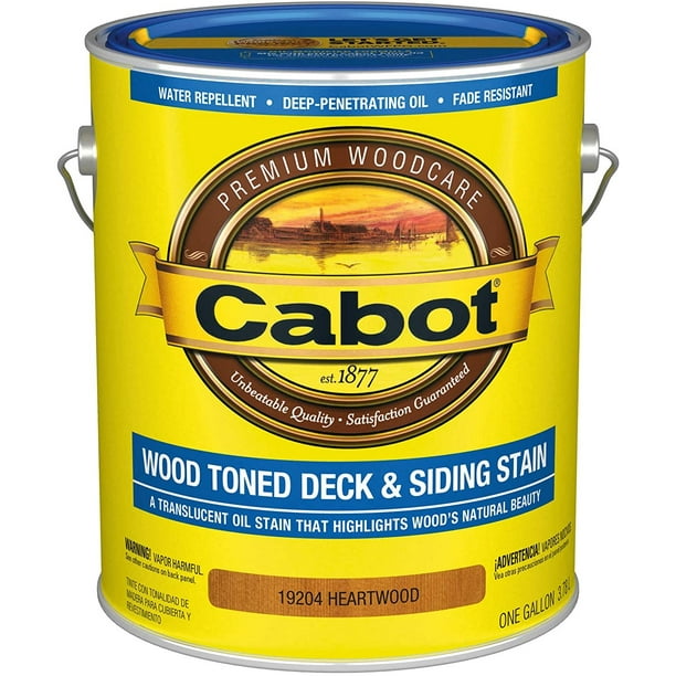 Cabot 140.0019204.007 Wood Toned Deck & Siding Low VOC Exterior Stain