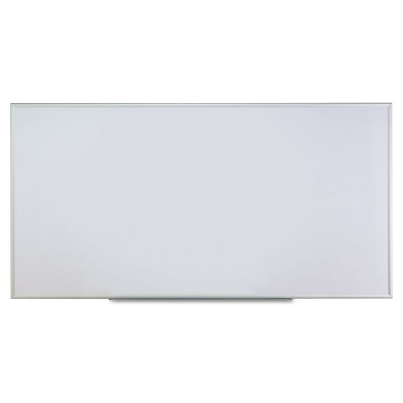 Universal Melamine Dry Erase Board, 96" x 48", Satin-Finished Aluminum Frame