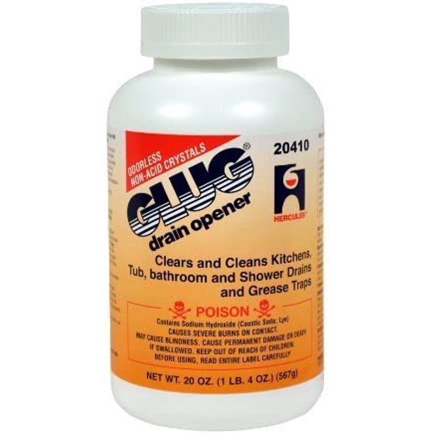 Oatey Hercules Glug Crystal Drain Opener 20 oz.