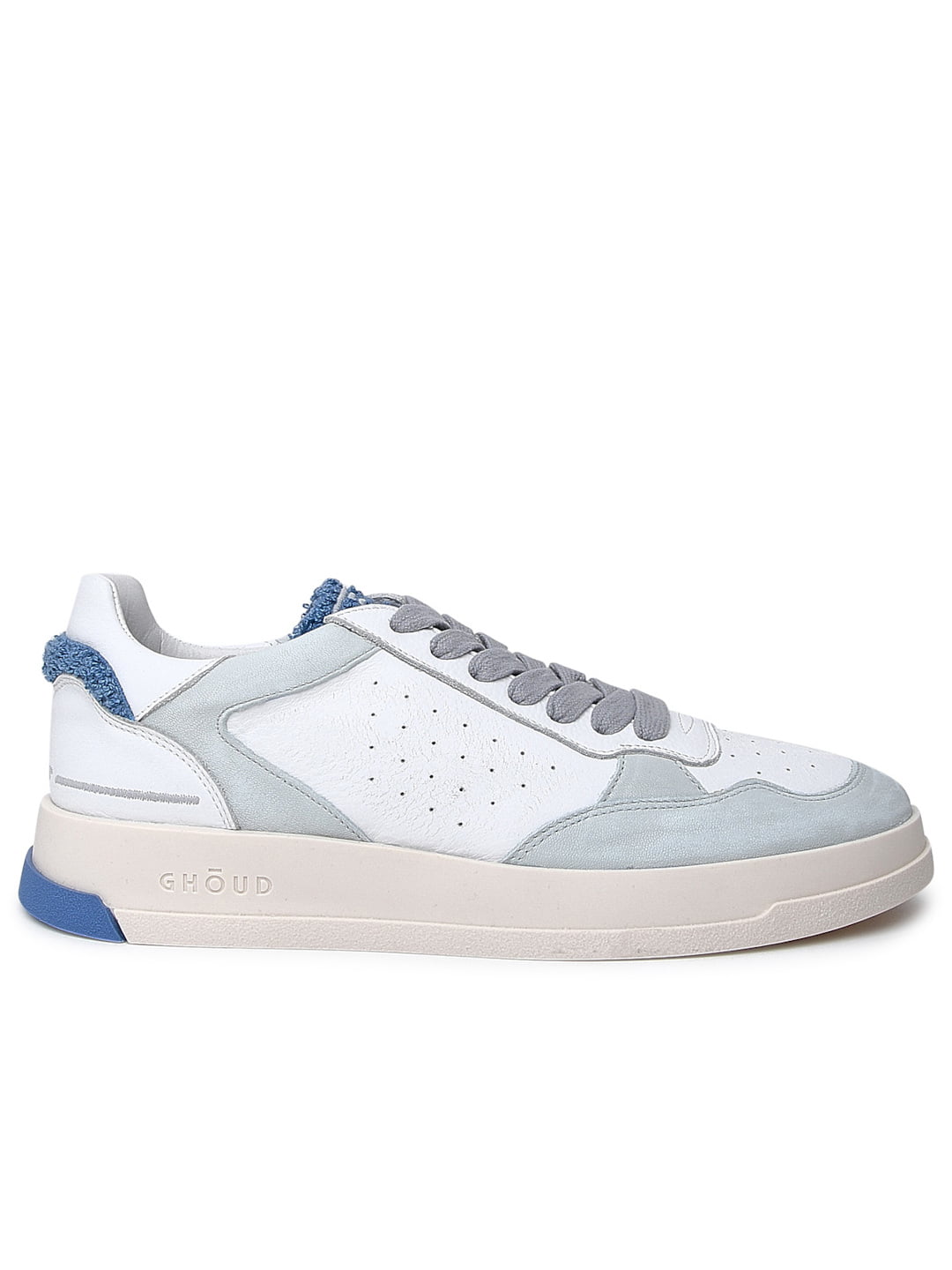 LIGHT BLUE AND WHITE LEATHER TWEENER SNEAKERS - Walmart.com
