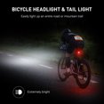thumbnail image 2 of Amdohai USB Rechargeable Bike Lights for Night Riding Super Bright Front Light and Rear LED Bicycle Light Set Bike Headlight Taillight, 2 of 8
