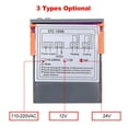 thumbnail image 2 of Intelligent Temperature Controller Digital Temperature Controller, LED Display Switch Modes Microcomputer Temperature Controller with Sensor, Alarm Function, For Domestic Freezer, Boiler, Steamer, 2 of 7