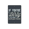 thumbnail image 2 of Wash Your Hands Novelty Decor, Metal Wall Sign - 10x14 Inches, 2 of 4