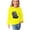 Yellow, variant on Xinoom Girls Long Sleeve Crew Neck T-Shirt, Fluffy Kitten Graphic Print Tee, Soft Stretchy Casual Pullover, Cute Fashion Top for Girls Army Green,3 Years