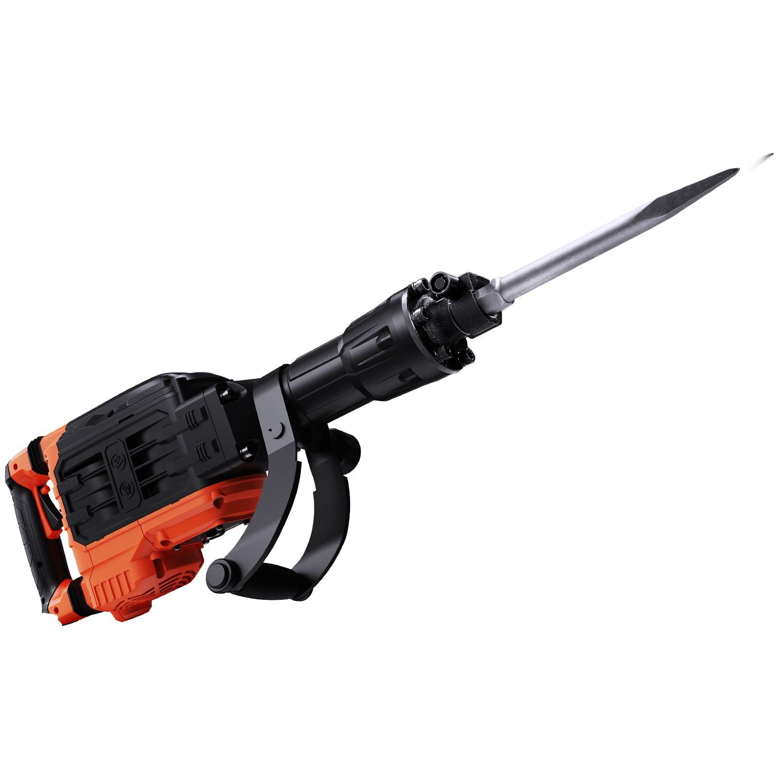 Demolition Jack Hammer, 3500W Jack Hammer Concrete Breaker, 2pcs Chisel with Gloves & 360 ° C Swiveling Front Handle for Trenching, 1900 BPM Heavy Duty Electric Jack Hammer, Black