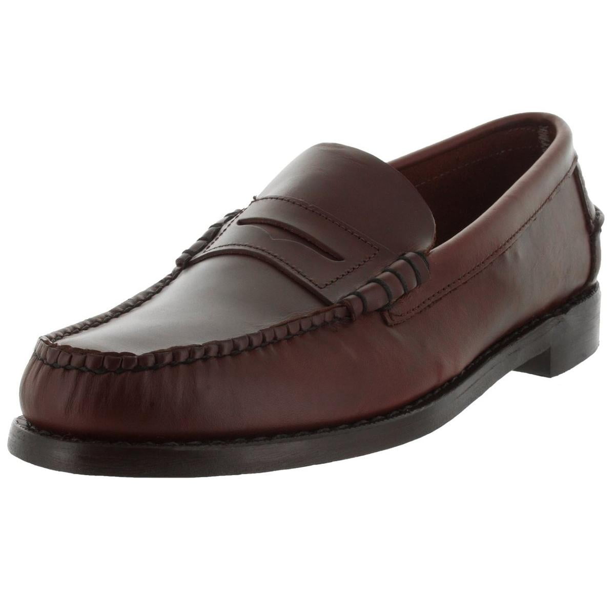 Classic Brown Oiled Waxy Mens Brown Oiled Loafers - Walmart.com