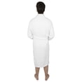 thumbnail image 6 of Men?s 100% Terry Cotton Bathrobe Toweling Robe White XL, 6 of 7