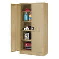 thumbnail image 2 of Unassembled Steel Storage Cabinet Recessed Handle 36"W x 18"D x 72"H, Tan, 2 of 7