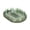 Green, variant on Yhmxh Divided Lazy Susan Organizer, Oval 360° Rotating Turntable with Removable Dividers, Multi-Compartment Rotating Storage Tray for Kitchen Countertop Cabinet Pantry Bottle Cosmetic Organizer