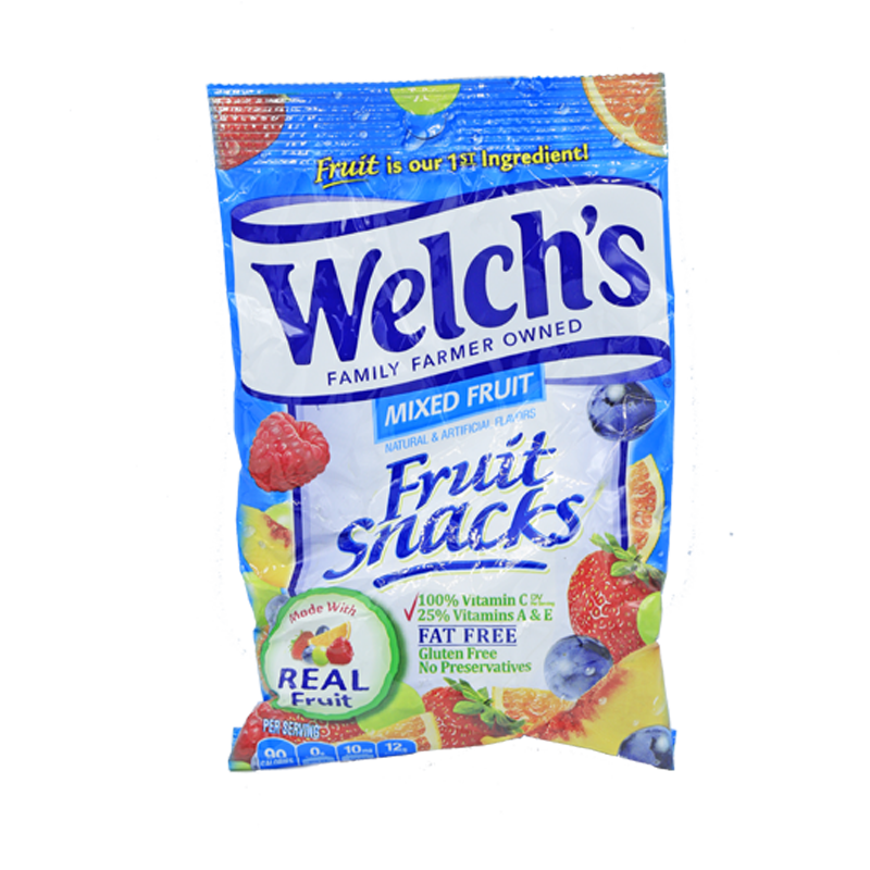 Welch's FatFree Mixed Fruit Snacks, 2.25 Oz.
