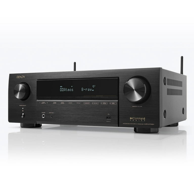 denon AVR X1700H ブラック Amazon.com: Denon AVR-X1700H 7.2 Channel AV Receiver - 80W